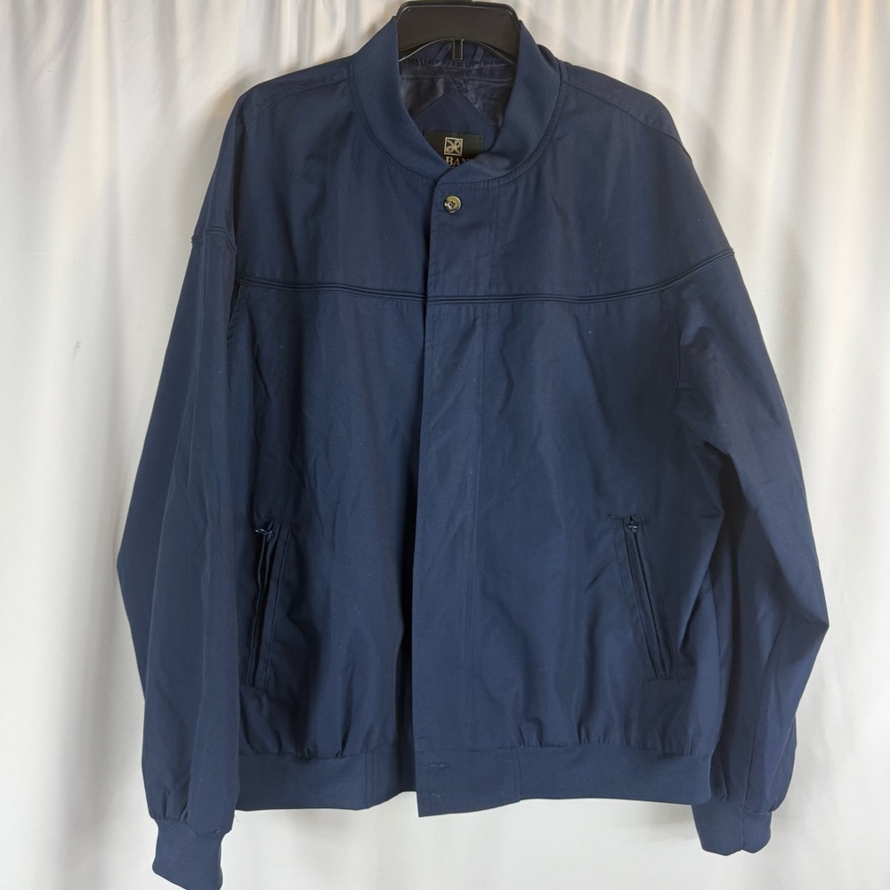 Vintage Haband Men's Jacket Size:L
Coat Windbreaker Bomber Navy blue
Harrington